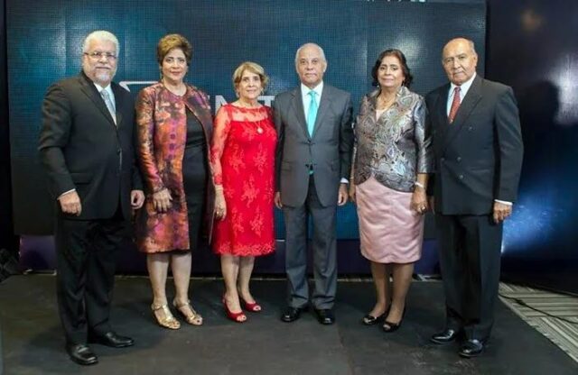 Juan Guerra, Purísima de Leon, Marianela De León, Ramón Puello Báez, Angela De León y Mariel Belliard