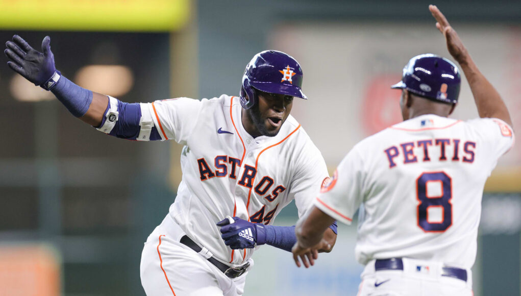 El WPA coloca a Yordan Álvarez por delante de Caminero para el MVP