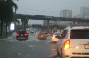 Indomet advierte sobre aguaceros fuertes y riesgo de inundaciones