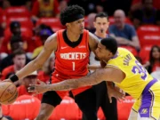 Amen Thompson impulsa aplastante victoria de Rockets para evitar eliminación ante Lakers