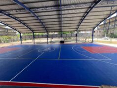 Inefi remoza polideportivo del Politécnico Nuestra Señora de las Mercedes en Santiago