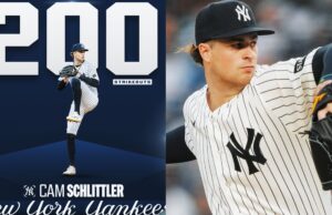Schlittler alcanza su 200mo ponche y Bellinger salva el partido ante Boston con su brazo