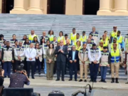 Abinader participa en Simulacro de Evacuación por Terremoto desde el Palacio Nacional