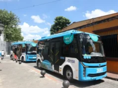 Ciudad Colonial estrena autobuses eléctricos
