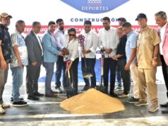 Ministro Kelvin Cruz inicia construcción del multiuso Sabana Iglesia, Santiago