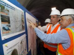 e Abinader supervisa túnel pluvial de la avenida Luperón que se construye con fondos de Aerodom, para evitar inundaciones en la zona