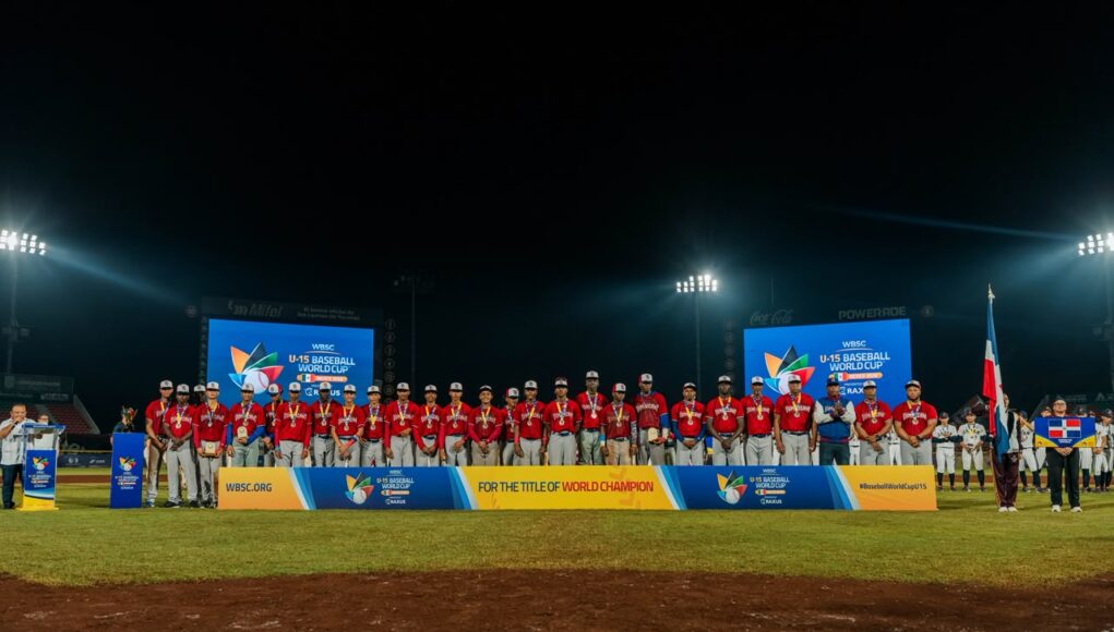 RD se queda con la plata del Mundial de Béisbol U15