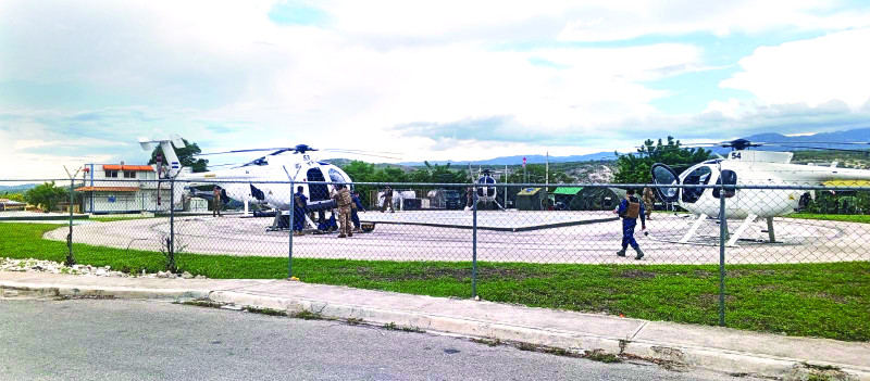 Escuadrón de El Salvador llega a Jimaní para enfrentar bandas en Haití