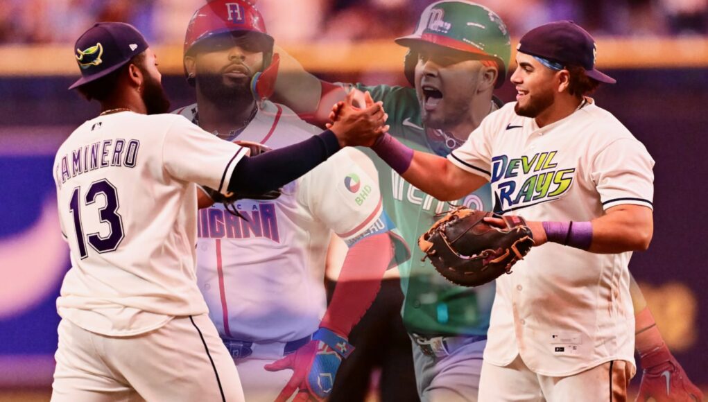 Tras brillar en el Clásico, Caminero y Aranda se hacen sentir en playoffs de MLB