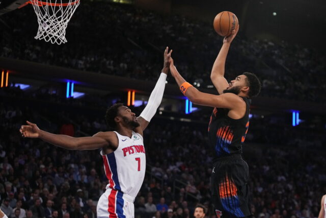 Pistons Knicks Basketball