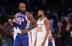 Trump critica duramente a la estrella de los 76ers, LeBron James, calificándolo de «vergüenza» por no quedarse quieto durante el himno nacional