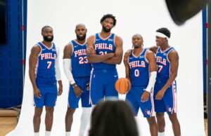 LeBron James ofreció un espectáculo en el partido de práctica de los Sixers