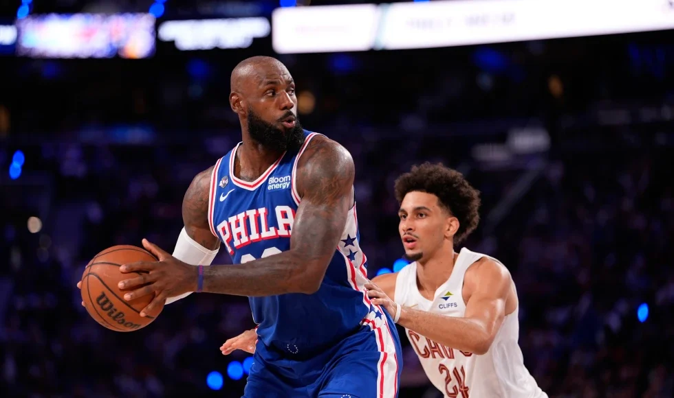 LeBron James queda descartado para el partido de los Sixers contra los Bucks