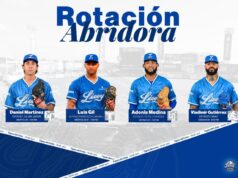 Licey anuncia su rotación para los partidos de esta semana