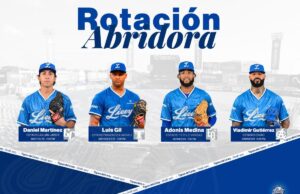 Licey anuncia su rotación para los partidos de esta semana