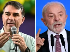Elecciones en Brasil: con 90% del escrutinio, Flávio Bolsonaro tiene 48% de los votos y Lula 44%