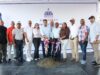 Ministro Kelvin Cruz inicia construcción de techado multiuso en Hostos